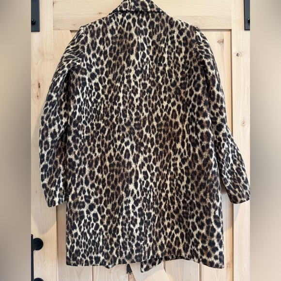 Zara Leopard Coat Size S - Picture 5 of 7